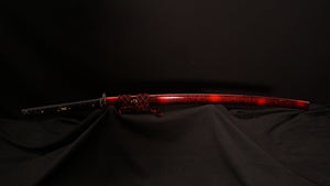 Sanmai Katana Bamboo Motif