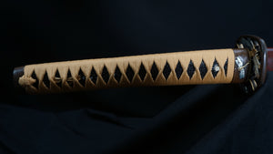 Sanmai Katana Dragonfly Motif