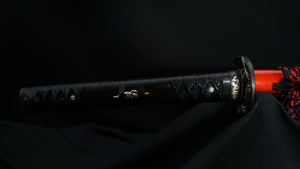 Sanmai Katana Bamboo Motif